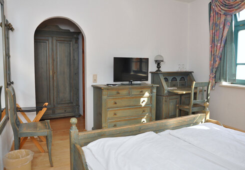 Blick in ein Gästezimmer