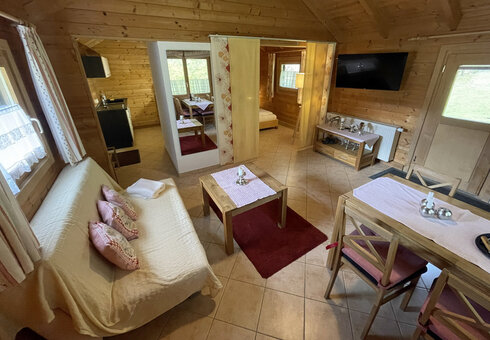 Blick in das Ferienhaus