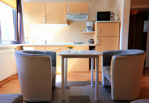 Ferienwohnung Waschbär (Wohn-Küche)