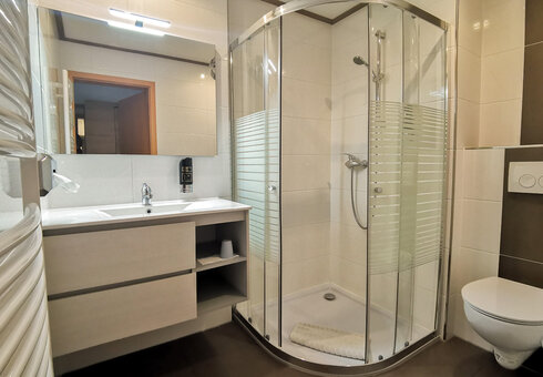 Blick in ein Badezimmer (Komfort)