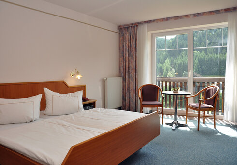 Blick in ein Gästezimmer