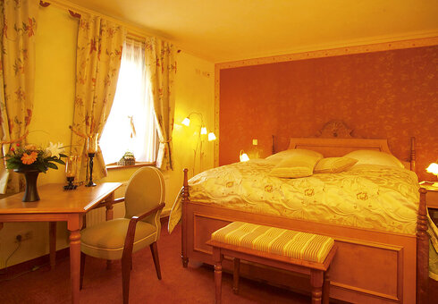 Blick in ein Gästezimmer