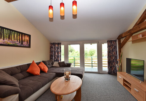Ferienwohnung Garten (Wohnzimmer)