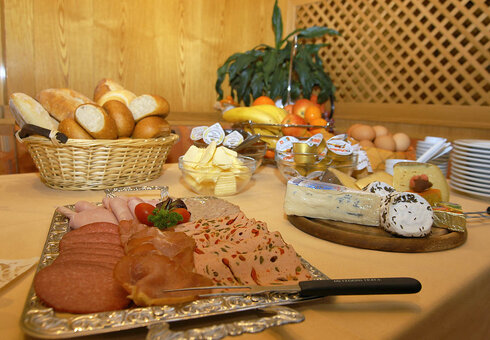 Leckeres Frühstücksbuffet