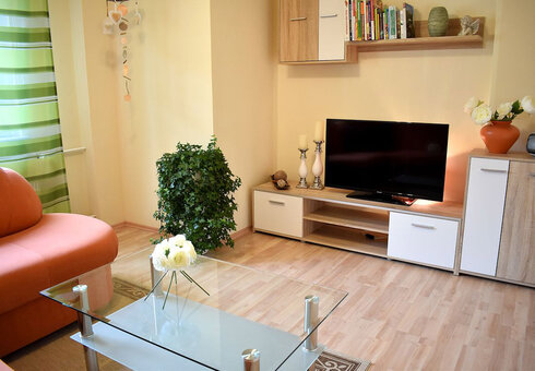 Blick in das kleine Wohnzimmer
