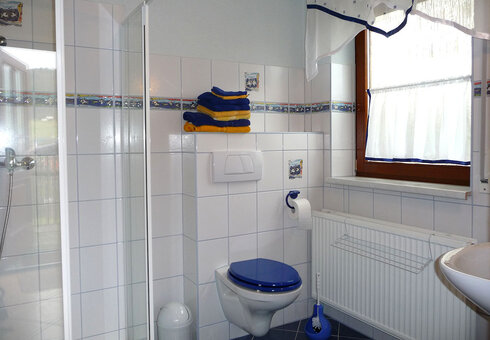 Blick in die Ferienwohnung (Dusche/WC)