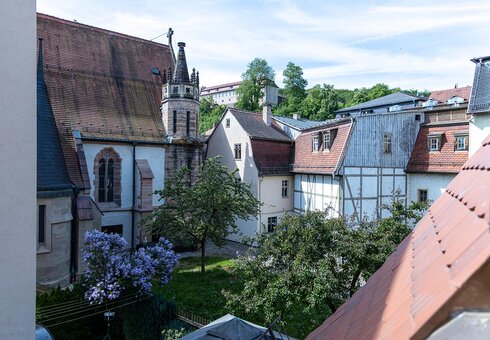 Blick aus dem Gästehaus