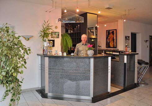 An der Rezeption