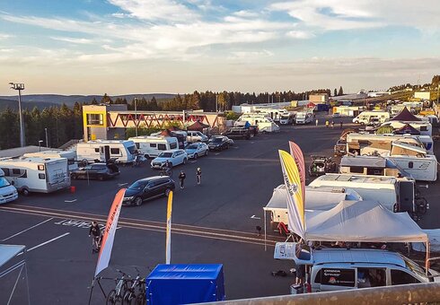 Caravanstellplatz am Biathlonstadion Oberhof