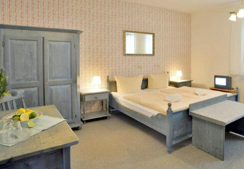 Blick in ein Gästezimmer