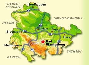 Lagekarte Bad Blankenburg