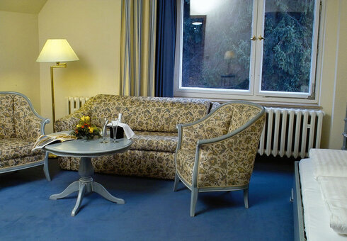 Einblick in ein Gästezimmer