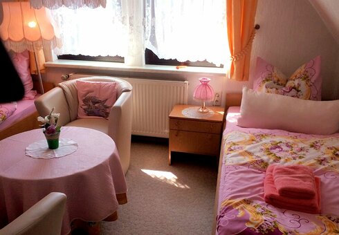 Blick in ein Ferienzimmer