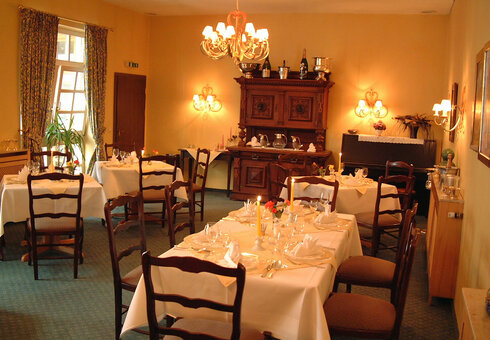 Blick in das Feinschmeckerrestaurant