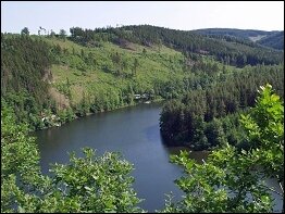 Blick auf den Hohenwartestausee