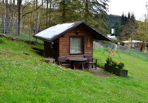 Sauna im Garten