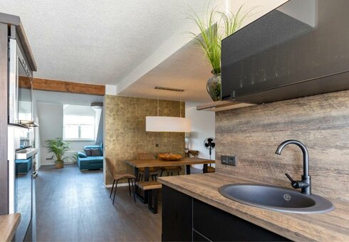 Blick in das Penthouse