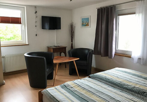 Blick in ein Gästezimmer