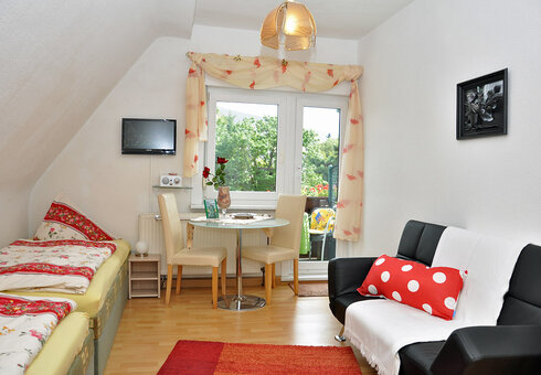 Blick in ein Appartement