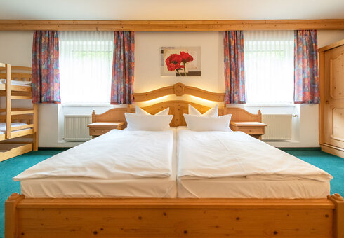 Blick in ein Gästezimmer