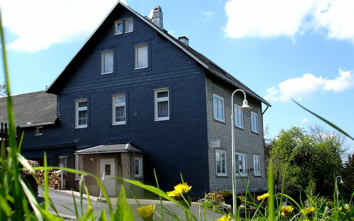 Haus-Fernblick-Panorama