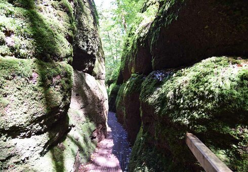 Klamm Drachenschlucht bei Eisenach
