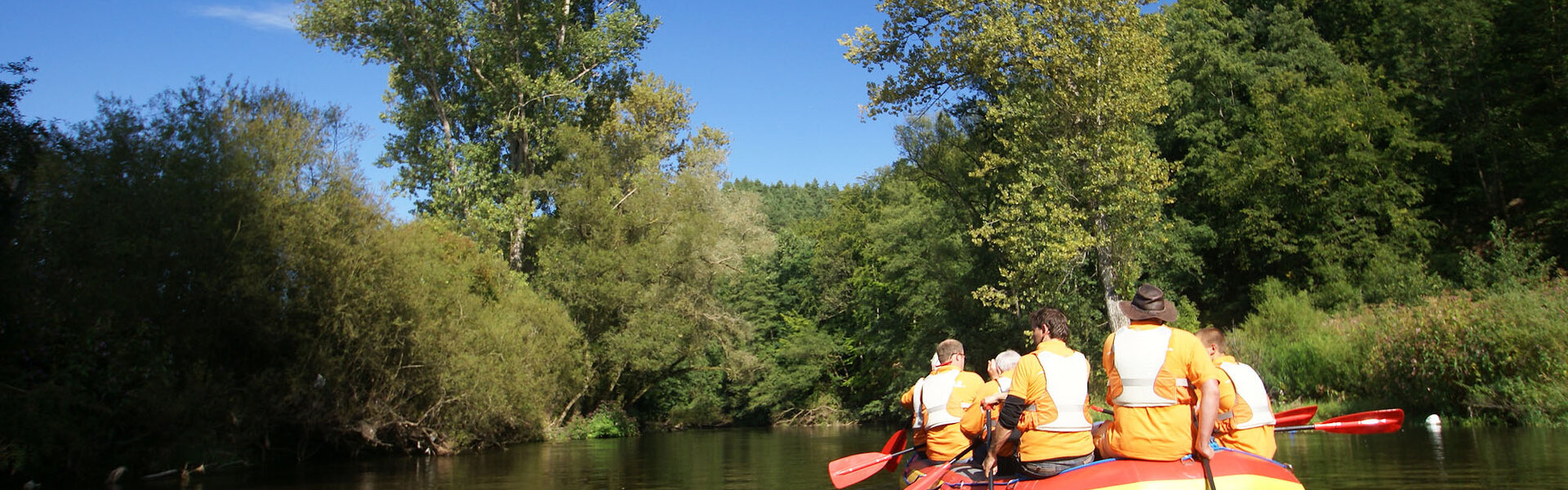 Kanufahren im Saaleland