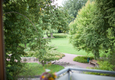 Blick in den Kurpark