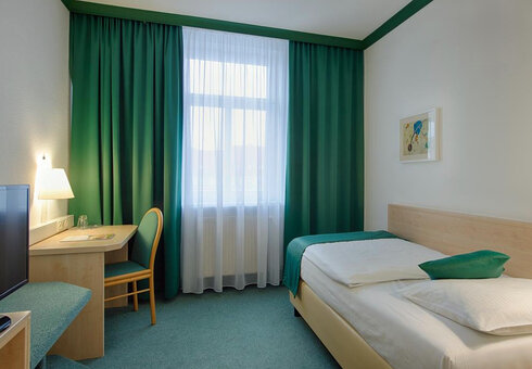 Blick in ein Gästezimmer