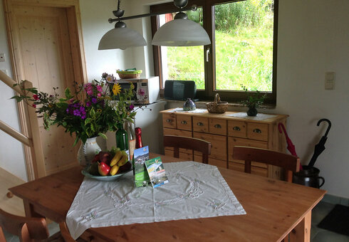 Blick in das Ferienhaus