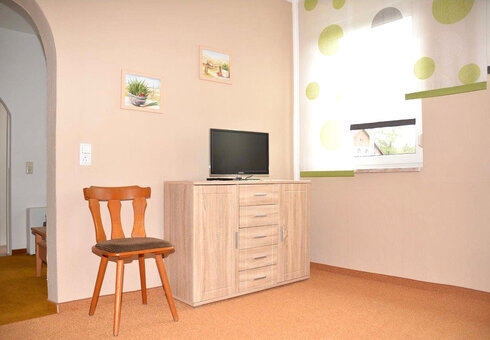 Blick in ein Gästezimmer