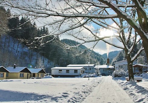 Schullandheim Geraberg im Winter