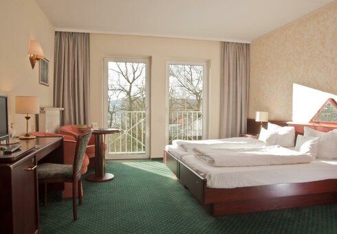 Einblick in ein Gästezimmer