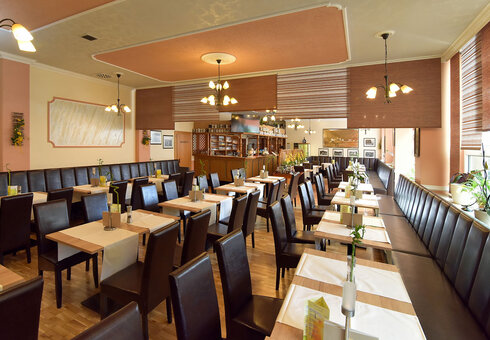 Blick in ein Restaurant