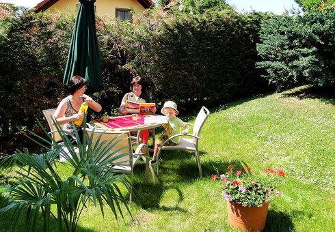 Sitzecke im Garten