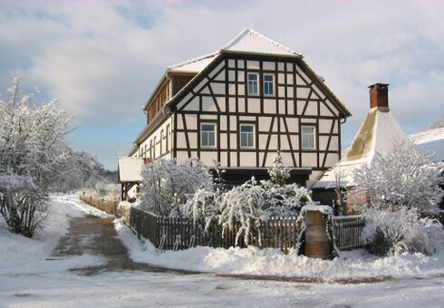 Hotel Hammermühle, Winteransicht