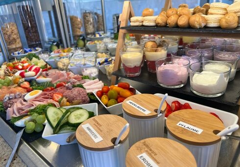 leckeres Frühstücksbuffet