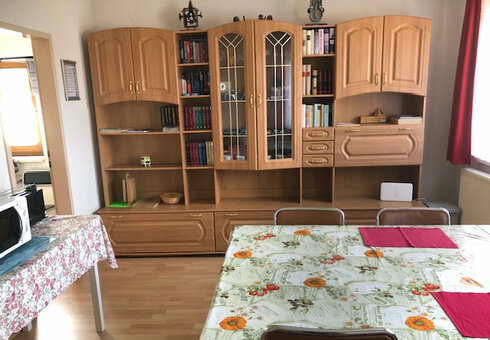 Blick in den Schlaf-/Wohnraum