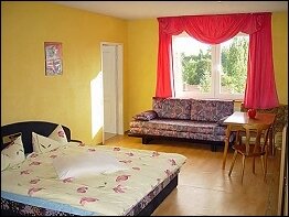 Blick in ein Ferienzimmer