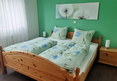 Blick in die Ferienwohnung (Schlafzimmer)