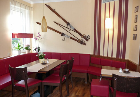 Im Cafe bzw. Restaurant