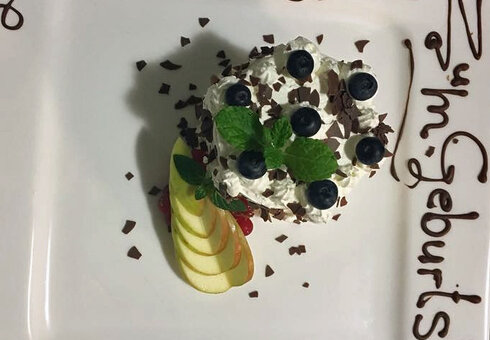 Geburtstagsdessert