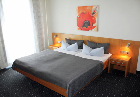 Blick in ein Gästezimmer