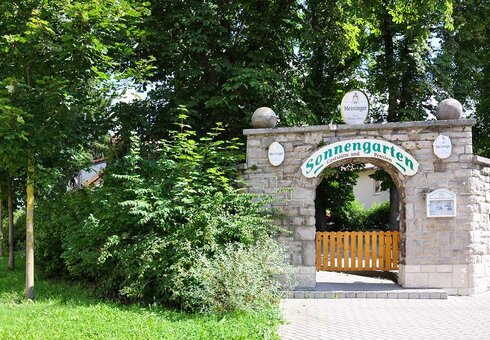 Eingang Pension Sonnengarten
