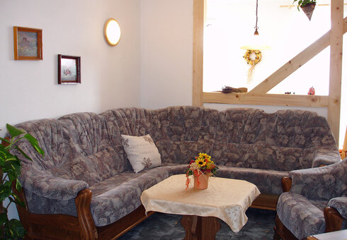 Blick in die Ferienwohnung (Wohnzimmer)
