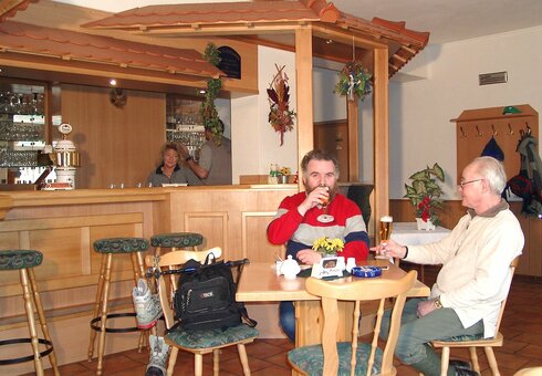 Blick in die Gaststätte