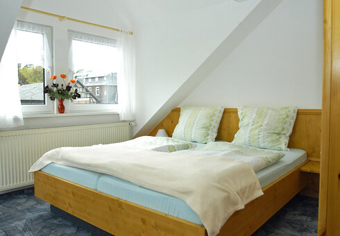 Blick eine Ferienwohnung (Schlafzimmer)