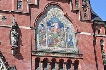 schmuckvolle Fassade