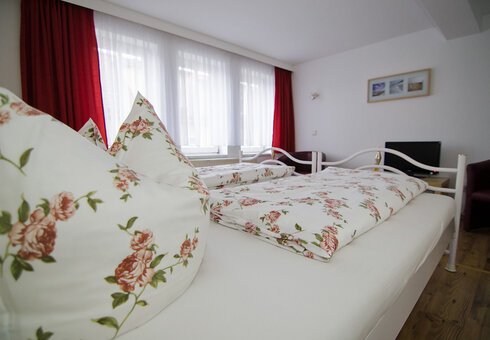 Blick in ein Gästezimmer