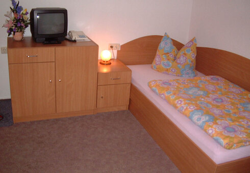 Einblick in ein Gästezimmer
